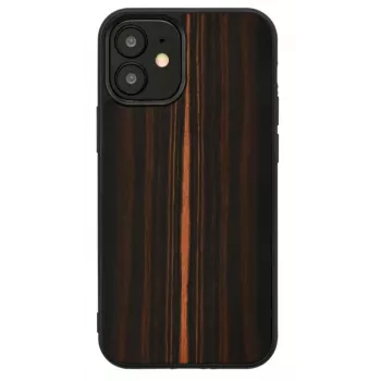 Προστατευτική θήκη Man and Wood για iPhone 12 mini – έβενος μαύρο