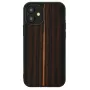 Προστατευτική θήκη Man and Wood για iPhone 12 mini – έβενος μαύρο