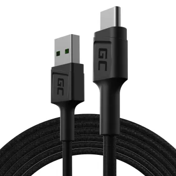Καλώδιο USB Green Cell KABGC19 USB 2.0 2m USB A USB C Μαύρο
