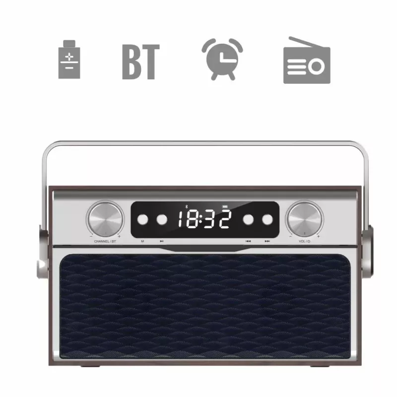 Φορητό ραδιόφωνο MANTA RDI917PRO με Bluetooth και αναπαραγωγή USB