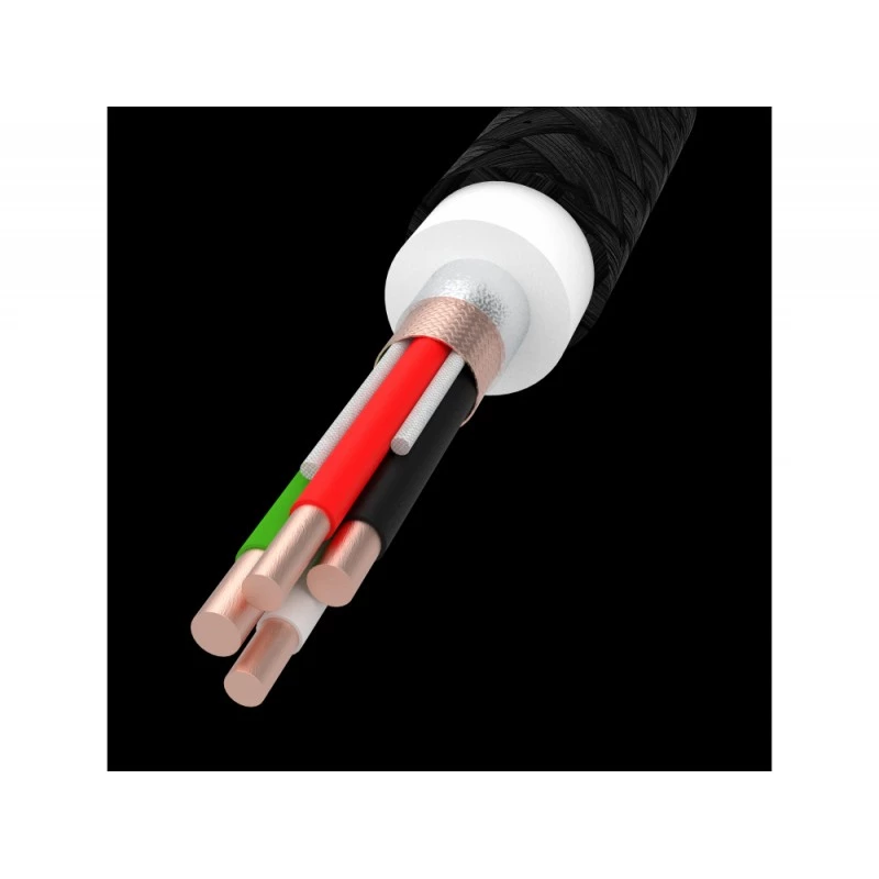 Καλώδιο Lightning Green Cell KABGC18 — 2 m, Lightning σε USB-A, μαύρο
