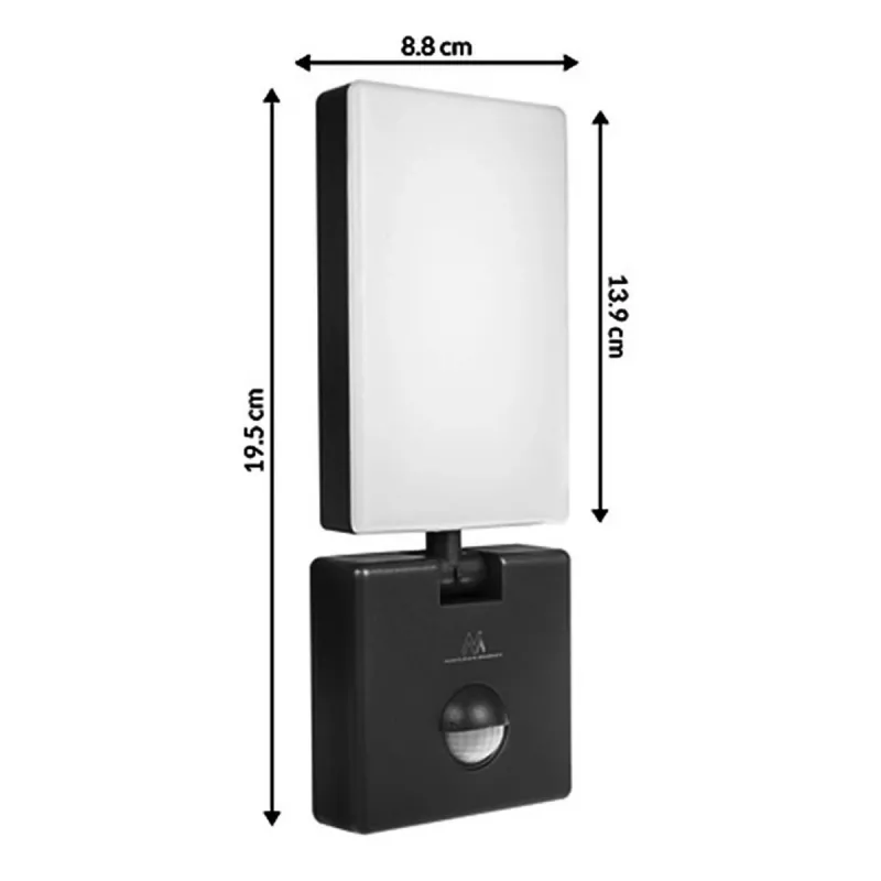LED Προβολέας MACLEAN MCE516 10W με αισθητήρα κίνησης PIR, 800 lm