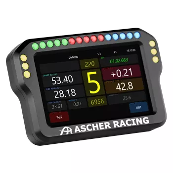 Ταμπλό τιμονιού Ascher Racing 4 ίντσες μοντέλο 76080028 για εξοπλισμό simracing