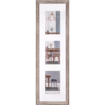 Walther Fiorito EF315VN κορνίζα μονή, 3x10x15, MDF, καρυδιά, με πασπαρτού, αντιθαμβωτική