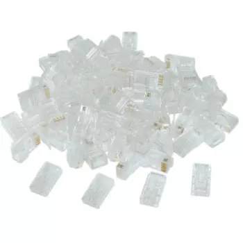 Gembird LC-8P8C-002/100 Σύνδεσμος καλωδίου RJ-45 Διαφανές