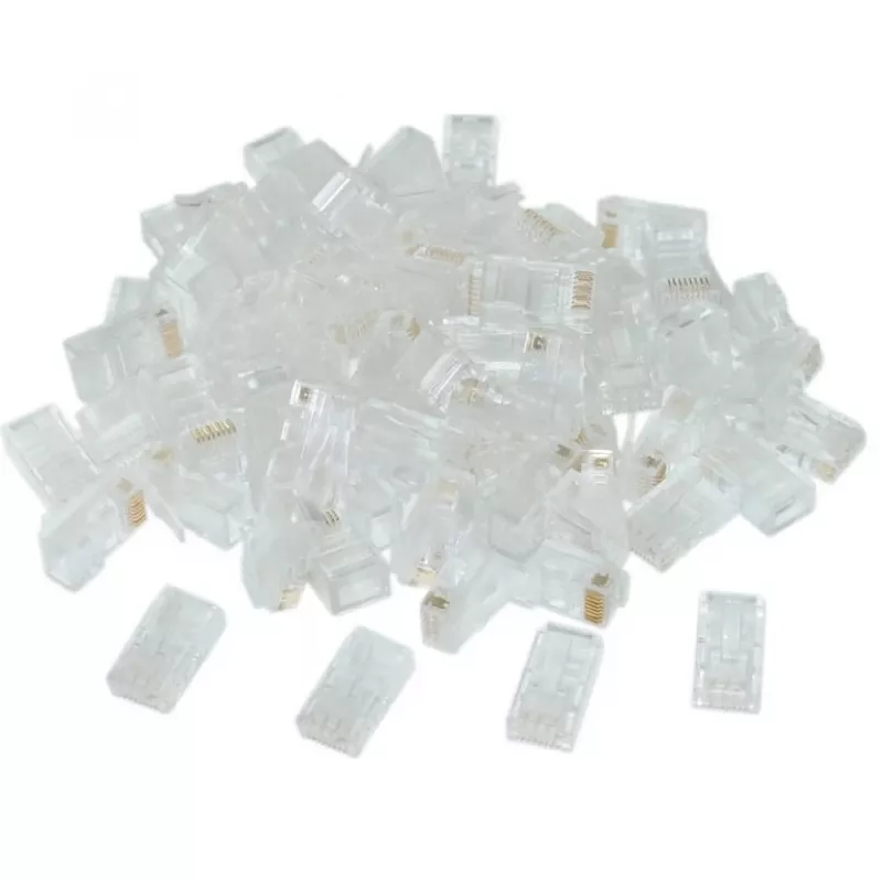 Gembird LC-8P8C-002/100 Σύνδεσμος καλωδίου RJ-45 Διαφανές