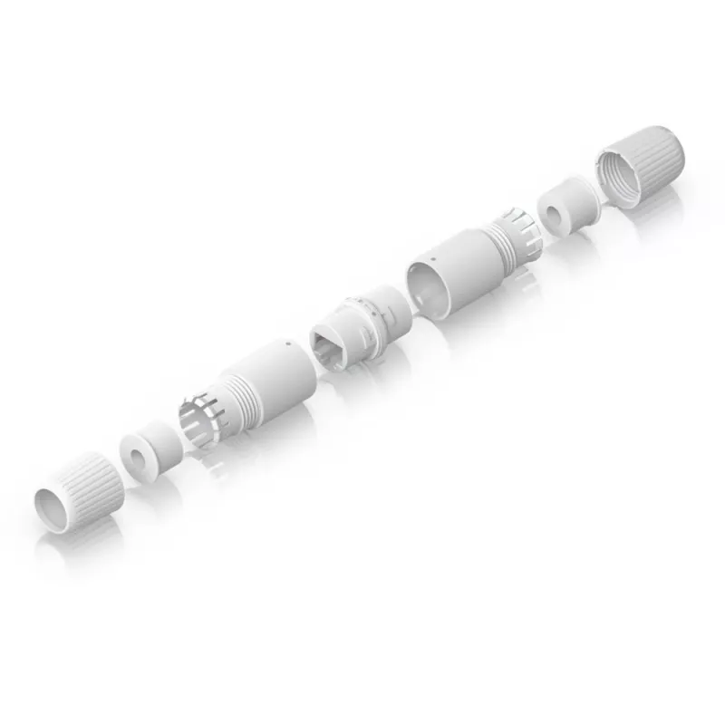 Ubiquiti UACC-RJ45-Coupler-C6A-Outdoor επίπεδο λευκό RJ-45 2 τεμ.