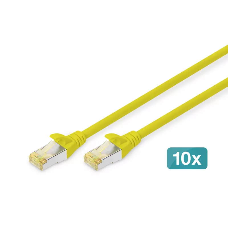 Καλώδιο δικτύου Ethernet Digitus DK-1644-A-020-Y-10 κίτρινο