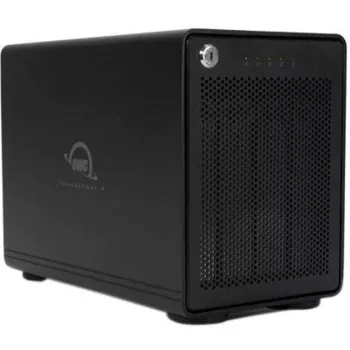 ThunderBay 4 (μαύρο, εξωτερική θήκη δίσκων 4 θέσεων Thunderbolt 3)