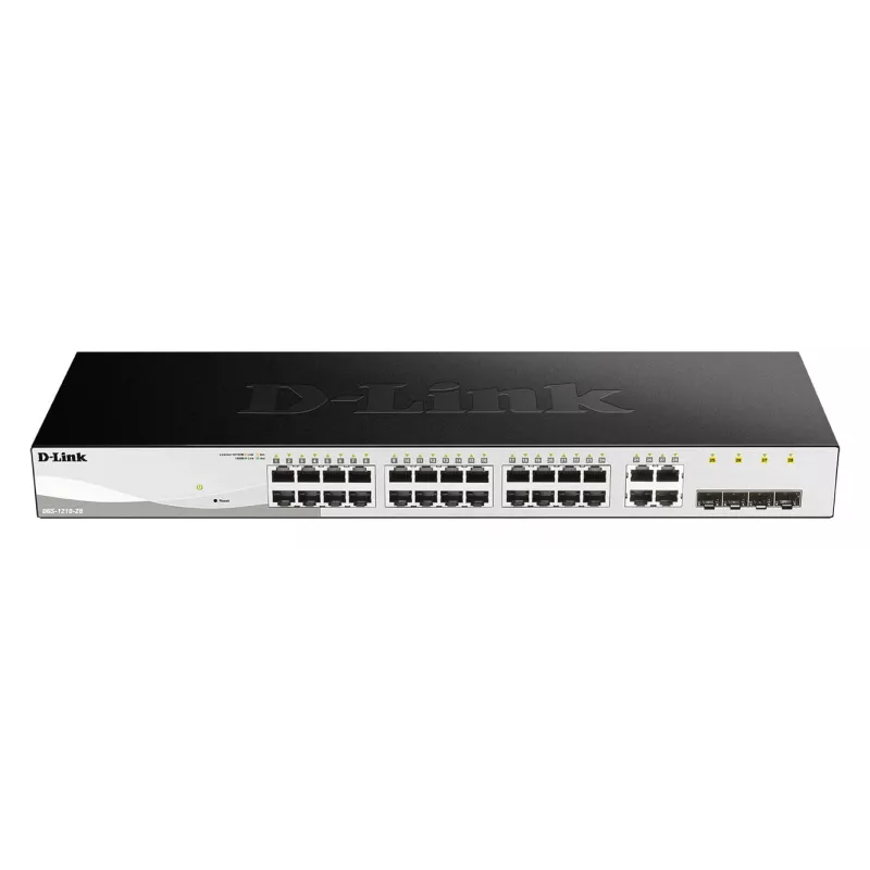 D-Link DGS-1210-28 Managed L2/L2+ 1U μαύρο