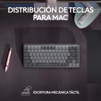 Logitech MX Mechanical Mini Ασύρματο Πληκτρολόγιο Tenkeyless Bluetooth