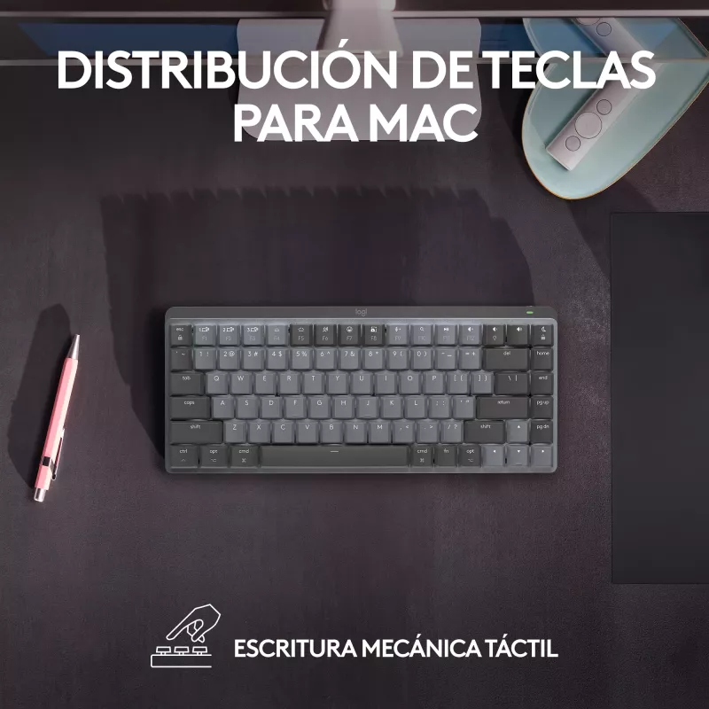 Logitech MX Mechanical Mini Ασύρματο Πληκτρολόγιο Tenkeyless Bluetooth