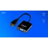 Savio Προσαρμογέας HDMI-VGA AK-75