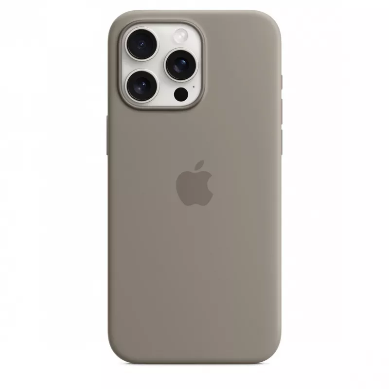 Θήκη σιλικόνης με MagSafe για iPhone 15 Pro Max – clay