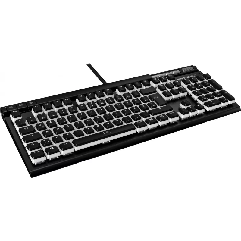 HyperX Pudding Keycaps – πλήρες σετ πλήκτρων – ABS – μαύρο (DE-Layout) – πλήκτρα πληκτρολογίου – ABS – μαύρο