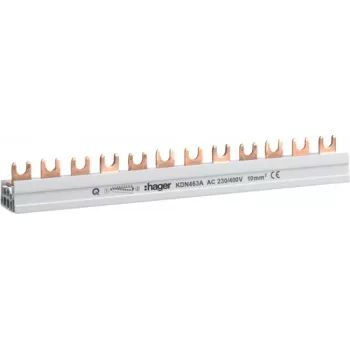 Μπάρα συλλογής φάσεων 3P+N 10q 12mod πιρούνι KDN463A (KDN463A)