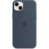 Θήκη σιλικόνης Apple iPhone 14 Plus MagSafe Storm Blue