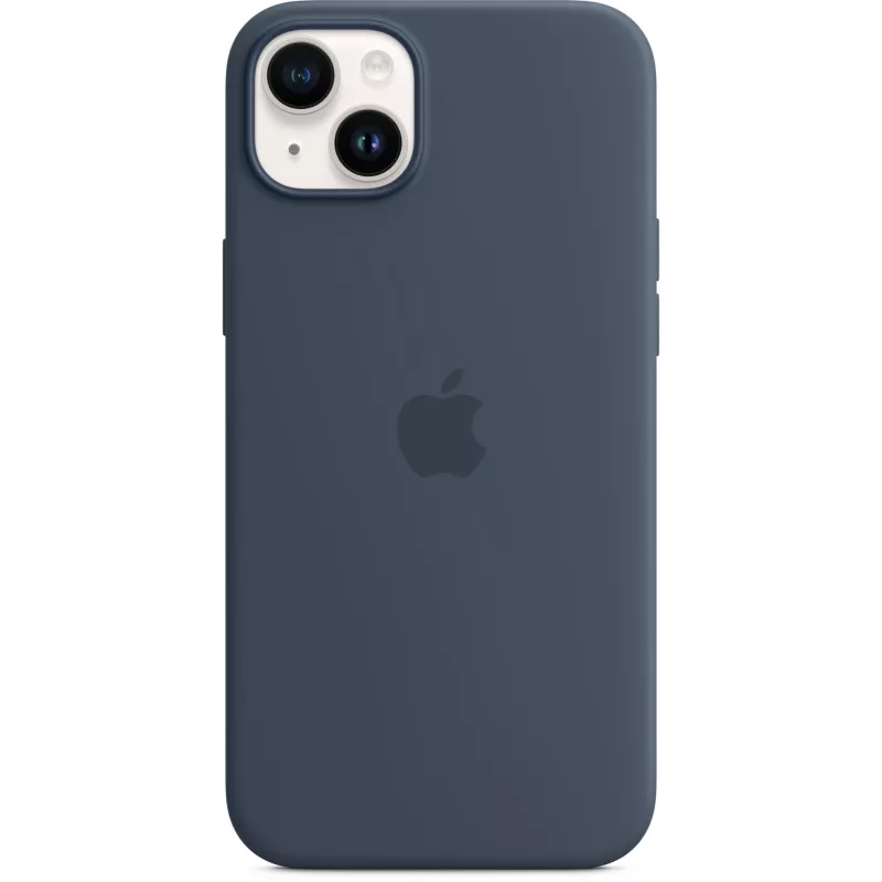 Θήκη σιλικόνης Apple iPhone 14 Plus MagSafe Storm Blue