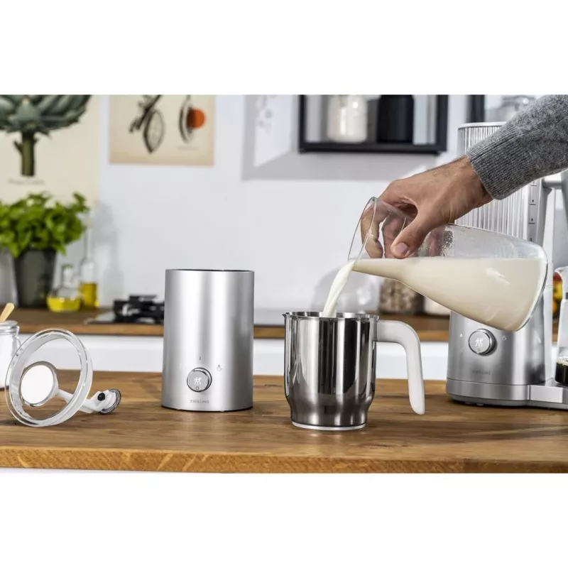 Zwilling Enfinigy Ασημί Συσκευή παρασκευής αφρού γάλακτος