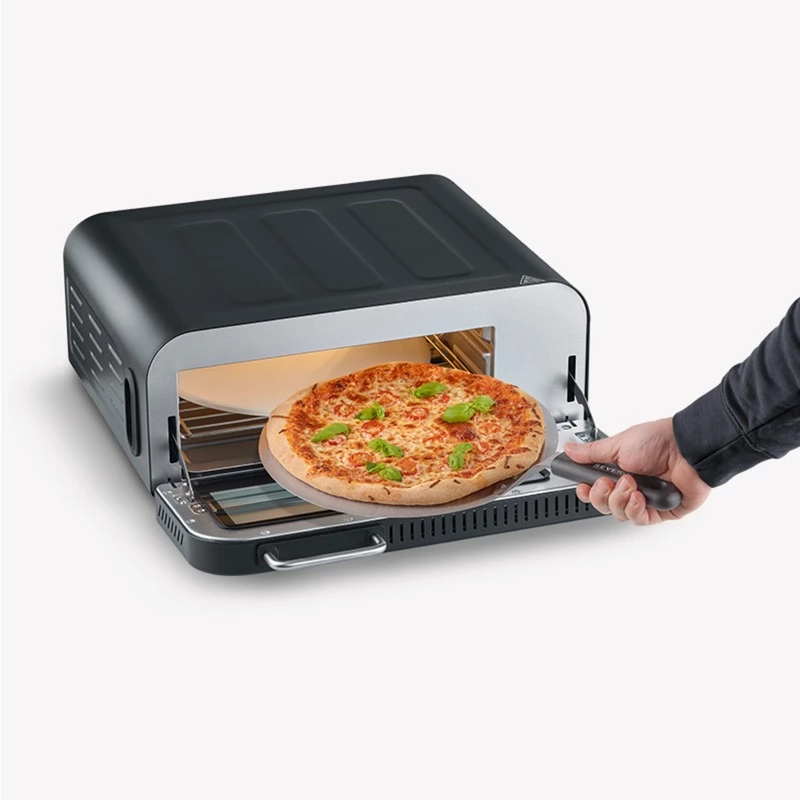 Φούρνος πίτσας Severin PG 8575 2000 W Μαύρο 1 πίτσα ψηφιακός χρονοδιακόπτης