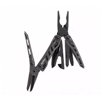 Πολυεργαλείο Nextool Mini FLAGSHIP NE20122 — 10-in-1 συμπαγές πολυεργαλείο ανοξείδωτου ατσαλιού, μαύρο, 67×27×17 mm, 83 g