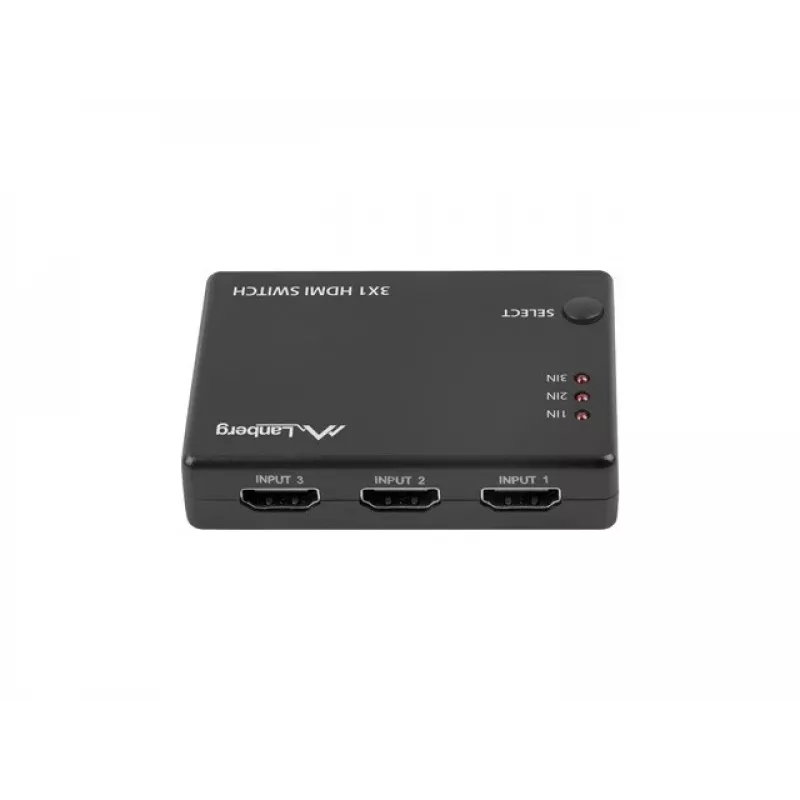 LANBERG Διακόπτης βίντεο 3X HDMI + θύρα MICRO USB