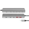 LogiLink USB 3.2 Gen2 Hub 4+1 θυρών 2x USB-A 2x USB-C PD 100W αλουμίνιο