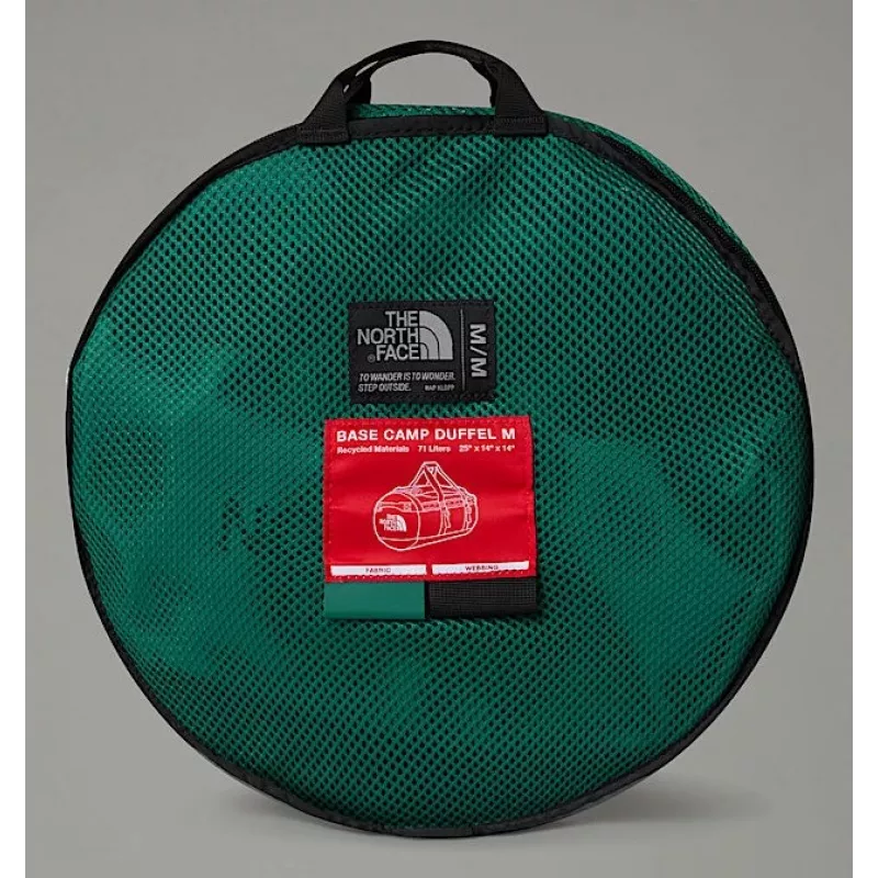 Τσάντα The North Face Base Camp Duffel M - evergreen/tnf μαύρο
