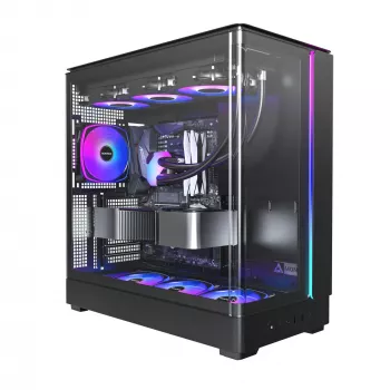 Κουτί PC Montech KING 45 PRO Μαύρο — micro ATX / Mini-ITX, Midi Tower