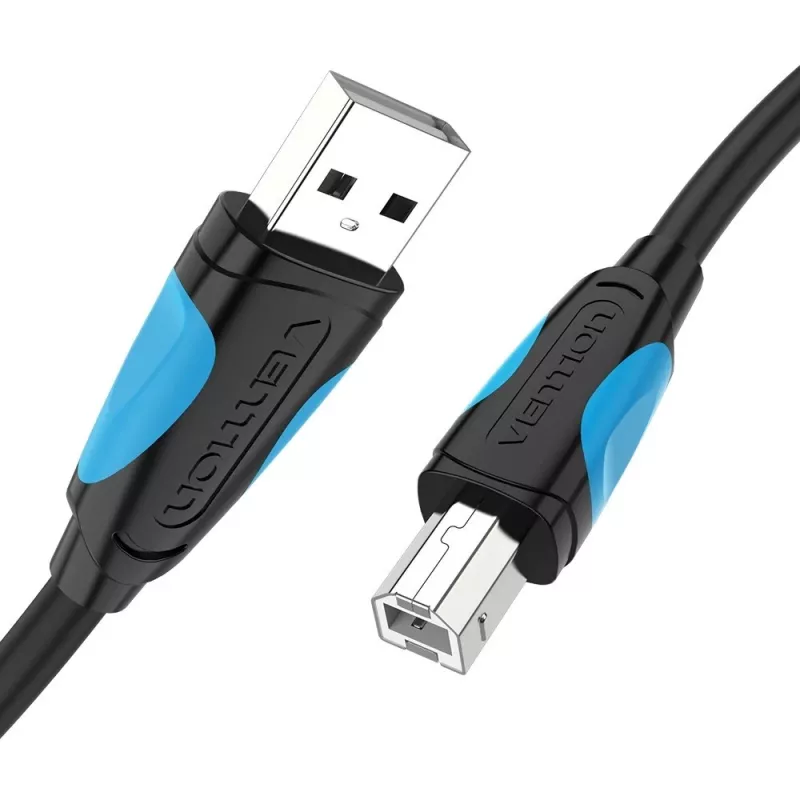 Καλώδιο USB 2.0 A σε USB-B Vention VAS-A16-B500, 5 m, μαύρο, βύσμα-βύσμα, 480 Mbit/s