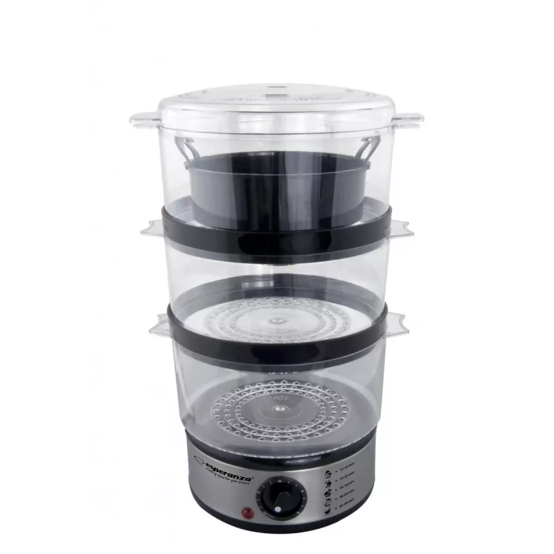 Esperanza Steam Volcano EKG009 Ατμομάγειρας, 3 καλάθια, 400 W