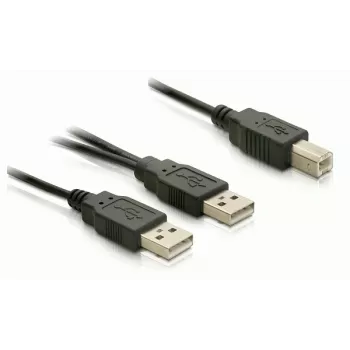 Καλώδιο USB DeLOCK USB-B/USB-A 1 m μαύρο
