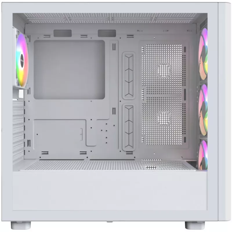 Montech XR Wood Midi-Tower Λευκό