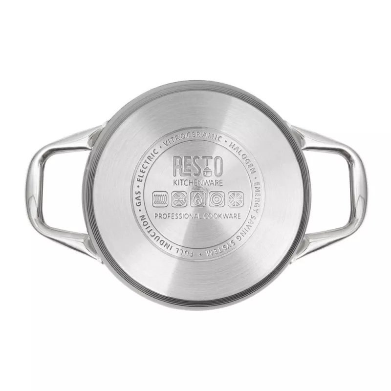 Στρογγυλή κατσαρόλα ανοξείδωτου χάλυβα Resto Kitchenware Libra 1,9 L