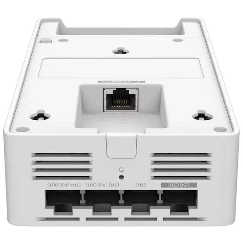 Wireless Access Point TP-LINK EAP775-Wall 9300 Mbit/s, Tri-Band 2.4/5/6 GHz, 5x RJ-45, PoE, λευκό