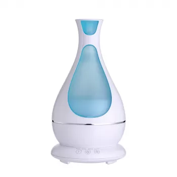 Μίνι διαχύτης αρώματος με φως LED, 400 ml, Λευκό