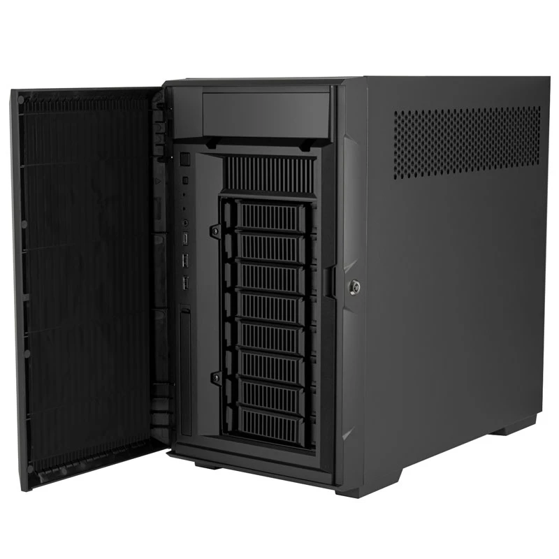 Silverstone CS382 μαύρο