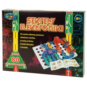 Εκπαιδευτικό κιτ ηλεκτρονικών Dromader Sekrety Elektroniki — 80 πειράματα