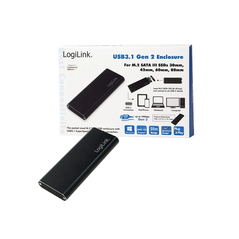 Θήκη SSD LogiLink UA0314 μαύρο M.2