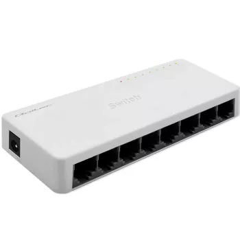 Διακόπτης δικτύου QOLTEC 52246 — 8 x θύρες RJ45, 100 Mbps
