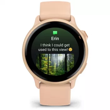Garmin vívoactive 6 3,05 cm (1,2) AMOLED 42 mm Ψηφιακό 390 x 390 Pixel Οθόνη αφής Ροζ Wi-Fi GPS (Δορυφόρος)
