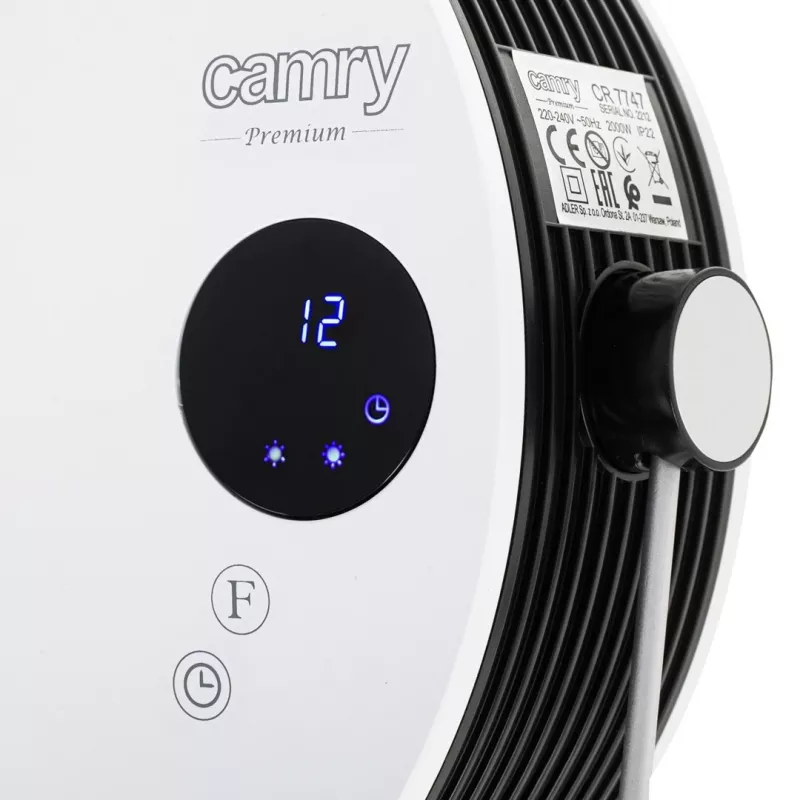 Camry | CR 7747 | Θερμαντικό σώμα μπάνιου | 2000 W | Αριθμός βαθμίδων ισχύος 2 | Λευκό | IPX 2