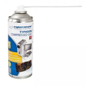 Σπρέι πεπιεσμένου αέρα ESPERANZA ES103 400 ml, μπλε/λευκό, δεν αφήνει γρατσουνιές