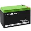 Qoltec 53076 μπαταρία AGM | 12V | 7Ah | ασφαλείας