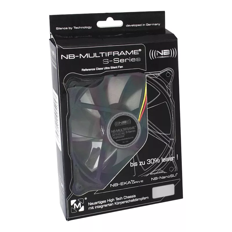 Noiseblocker Multiframe S-Series M12-3 Ανεμιστήρας Θήκης, 120 mm