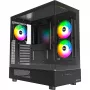 Montech XR Midi-Tower, γυαλί tempered – μαύρο
