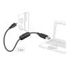 Καλώδιο USB DeLOCK 84803 USB 2.0 1,5 m USB A Micro-USB B μαύρο