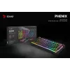 Gaming πληκτρολόγιο Savio SAVGK-PHENIX RED PUDDING μηχανικό RGB Wireless