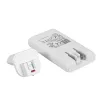 Akyga AK-CH-32 Επίπεδος φορτιστής GaN USB-C 65 W, 2 x USB-C PD, Λευκό