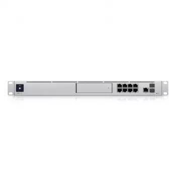 Πύλη Ubiquiti UDM-SE UniFi Dream Machine Special Edition, rack 1U, 8x RJ-45 PoE, WAN 2,5GbE + 10G SFP+, επεξεργαστής 1,7 GHz, 4 GB DDR4, SSD 128 GB, θέση HDD 3,5", οθόνη αφής 1,3"